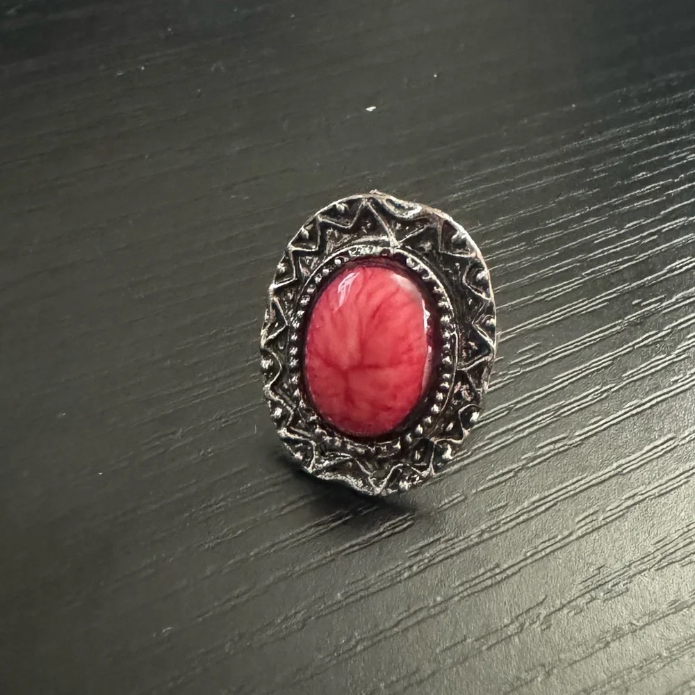 FREE WITH PURCHASE Pink Chunky Ring